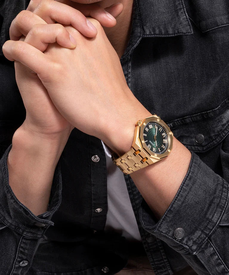 GUESS Gold Tone Analog Mens Watch - GW0575G2