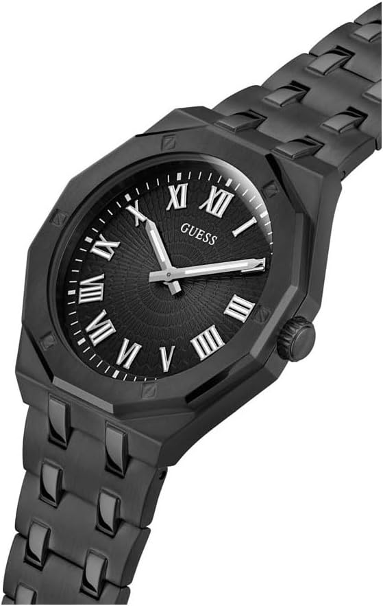 Guess 42mm Black Sunburst Analog Men's Watch - GW0575G3