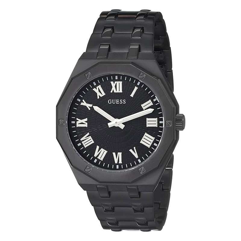 Guess 42mm Black Sunburst Analog Men's Watch - GW0575G3