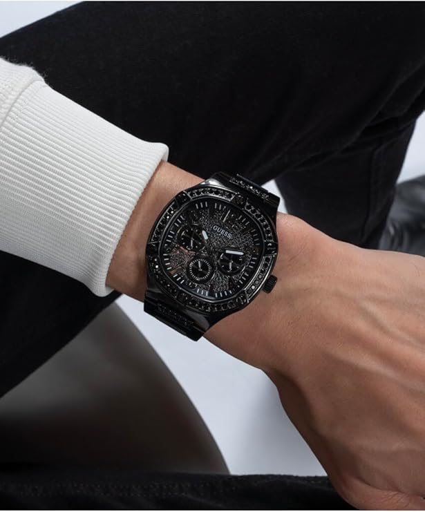 GUESS Analog Black Men Watch - GW0576G3