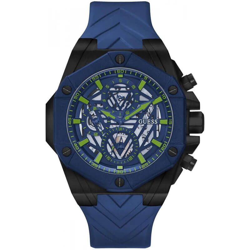 GUESS Blue Multi-function Ladies Watch - GW0579G3