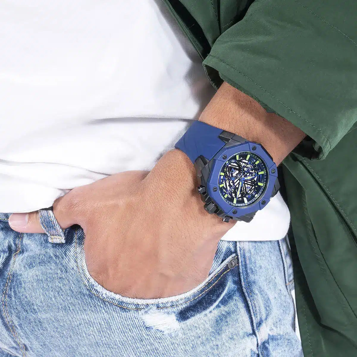 GUESS Blue Multi-function Ladies Watch - GW0579G3