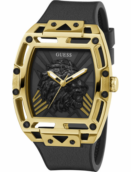 Guess Gold Tone Quartz Men's Watch - GW0595G1