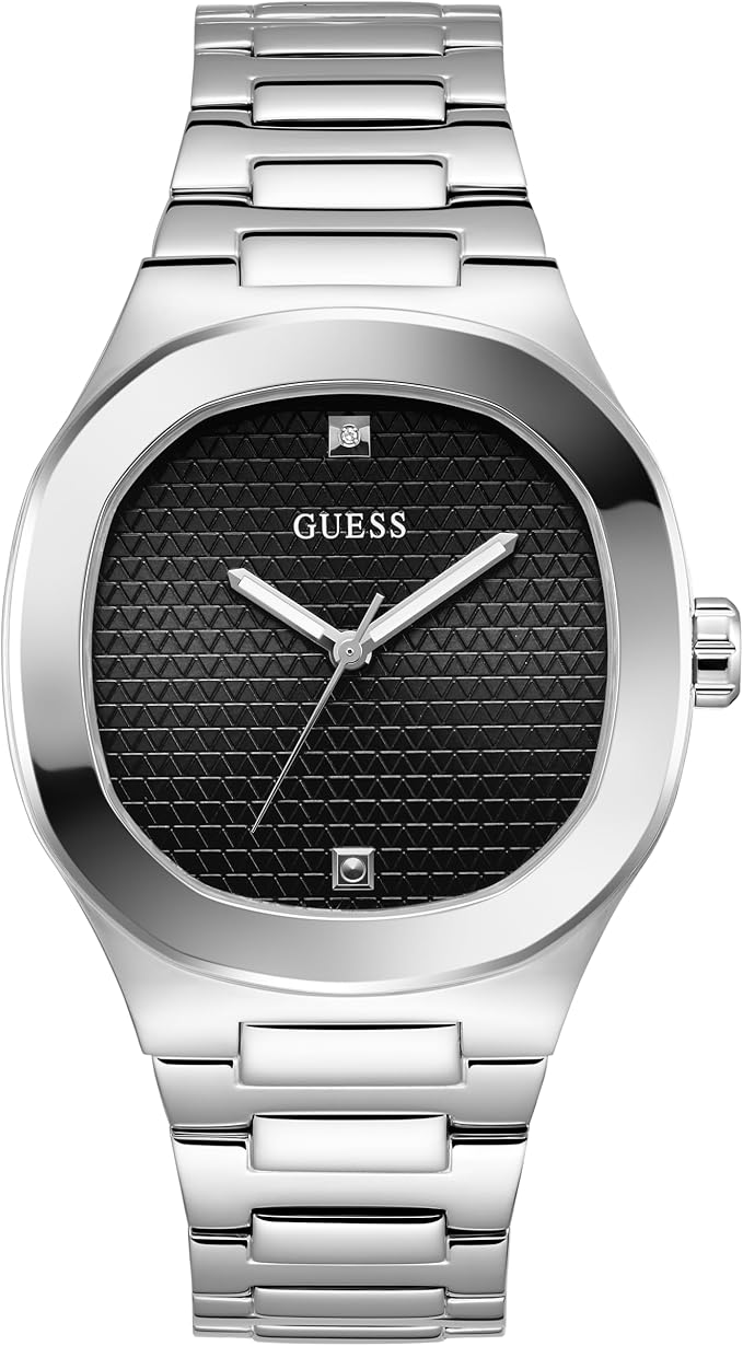 GUESS 42mm Analog Silver-Tone Stainless Steel Men's Watch - GW0662G1