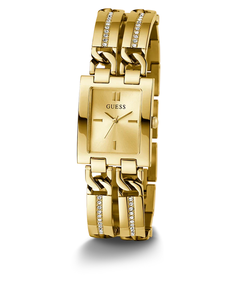 Guess Gold Tone Analog Ladies Watch - GW0668L2