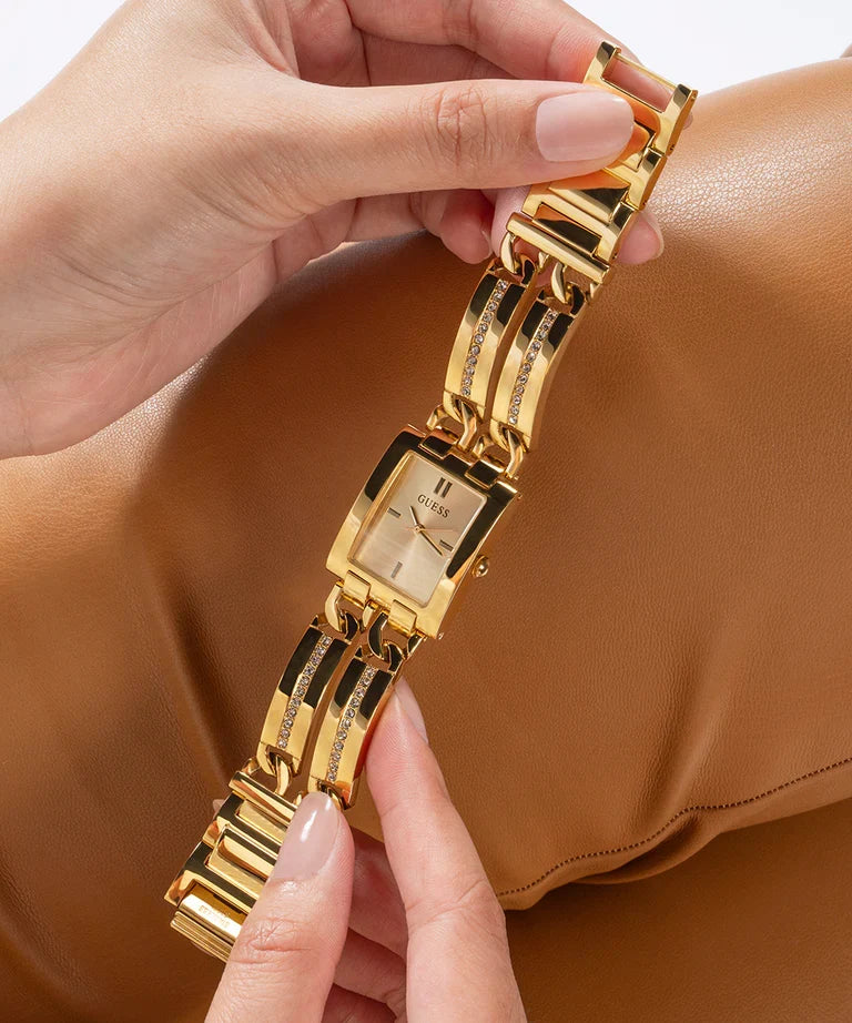 Guess Gold Tone Analog Ladies Watch - GW0668L2