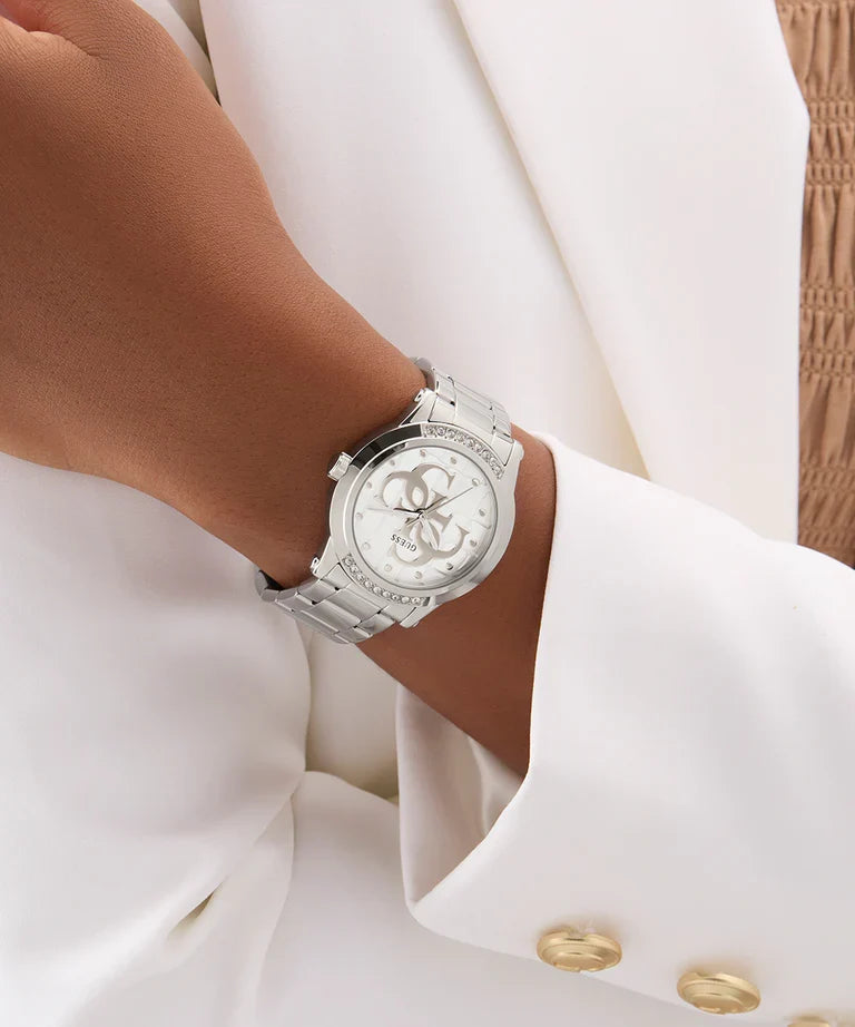 GUESS Silver Tone Analog Ladies Watch - GW0861L1