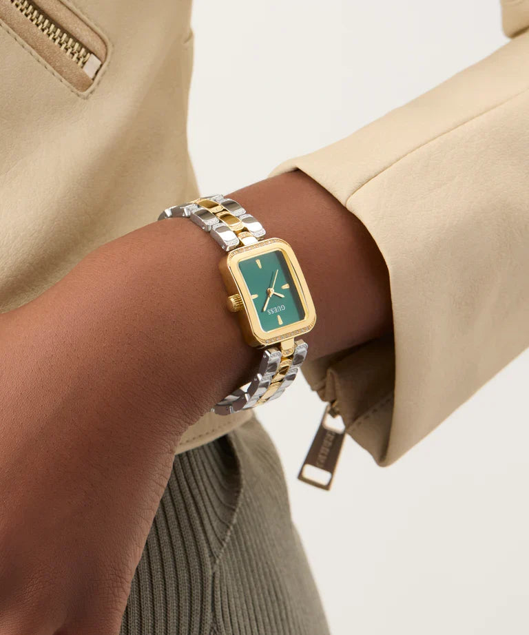 GUESS 2-Tone Gold Tone Analog Ladies Watch - GW0865L6