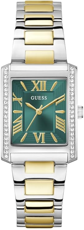 GUESS 2-Tone Silver Tone Analog Ladies Watch - GW0874L2