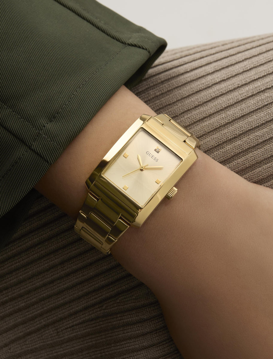 Guess Gold Stainless-Steel Watch - GW0876L2