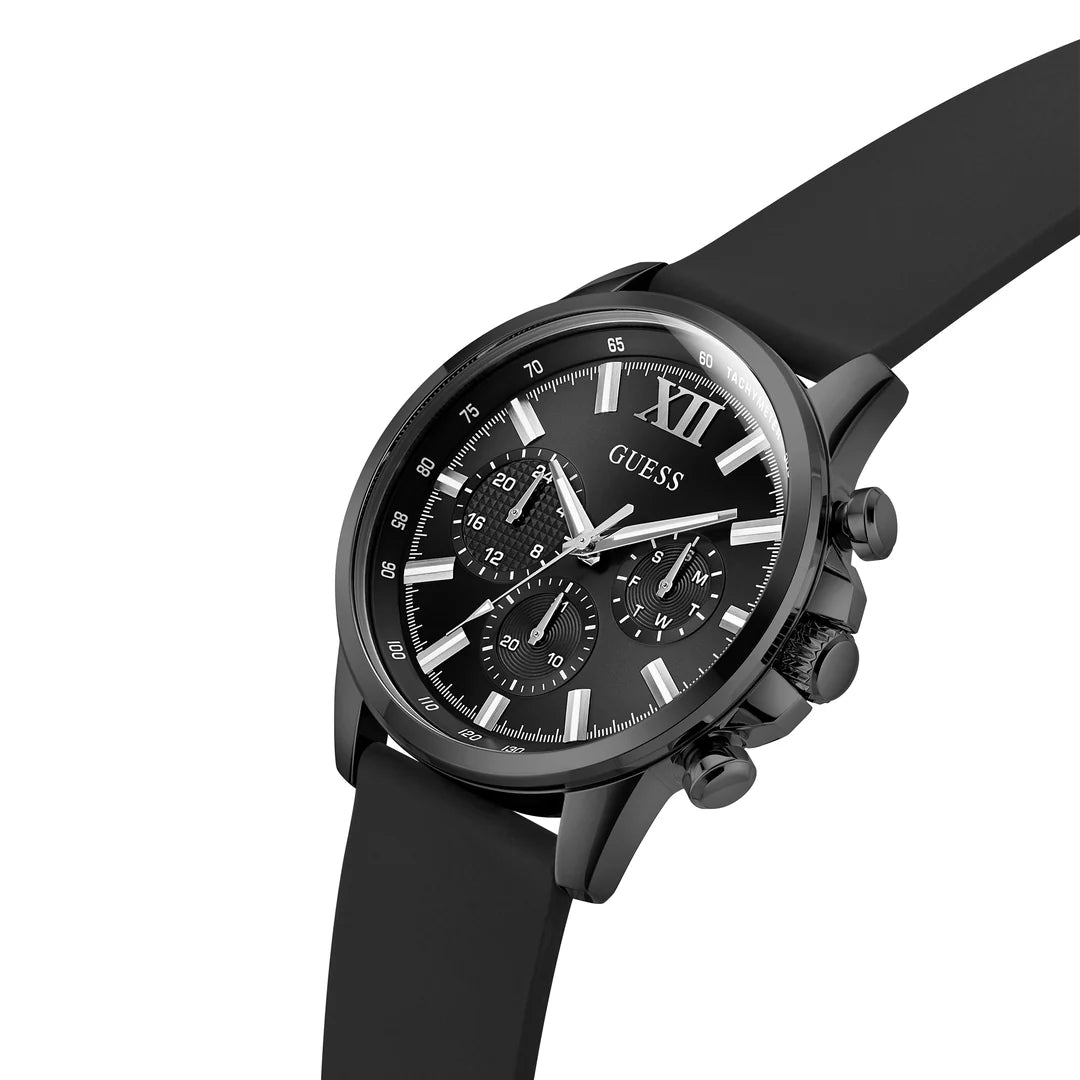 GUESS All Black Multi-function Men's Watch - GW0913G3