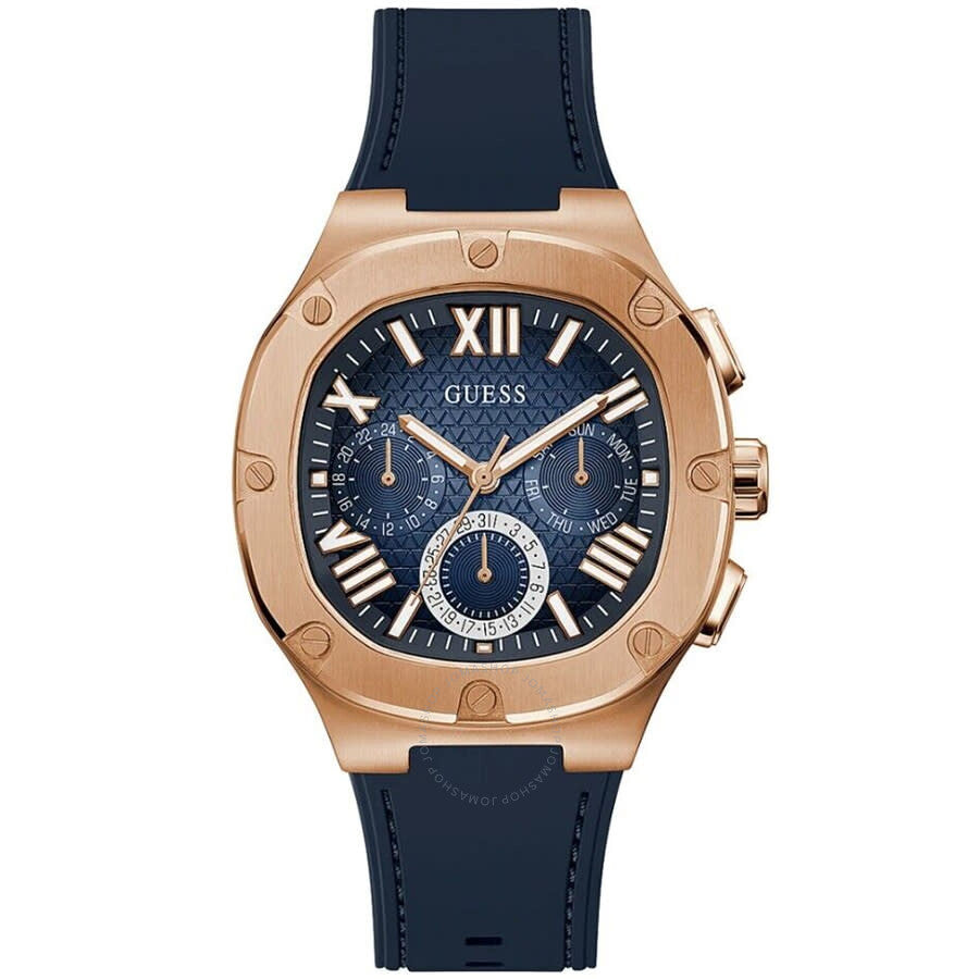 Guess Headline Quartz Blue Dial Men's Watch GW0571G2