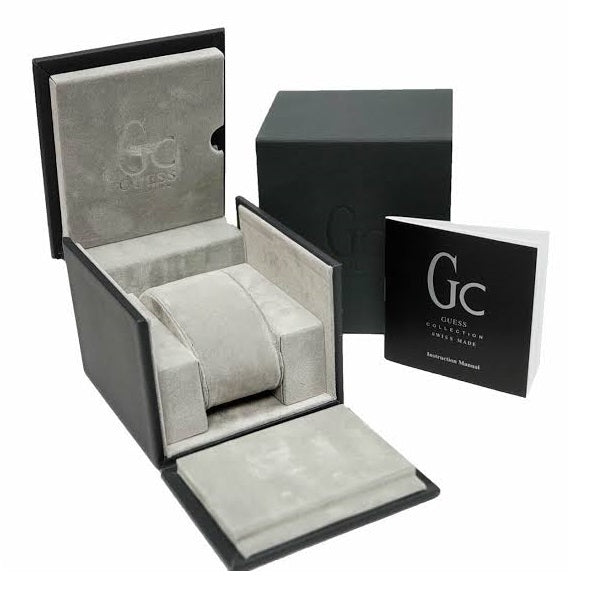 Guess Horizon W0380G4 watch box and packaging with documentation