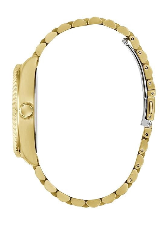 GUESS Jaden Gold Tone Multi-function Date Mens Watch - GW0977G2