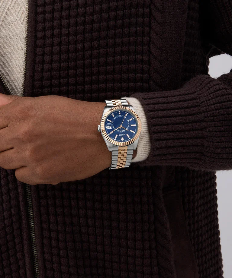 GUESS Jaden 2-Tone Multi-function Date Mens Watch - GW0977G5