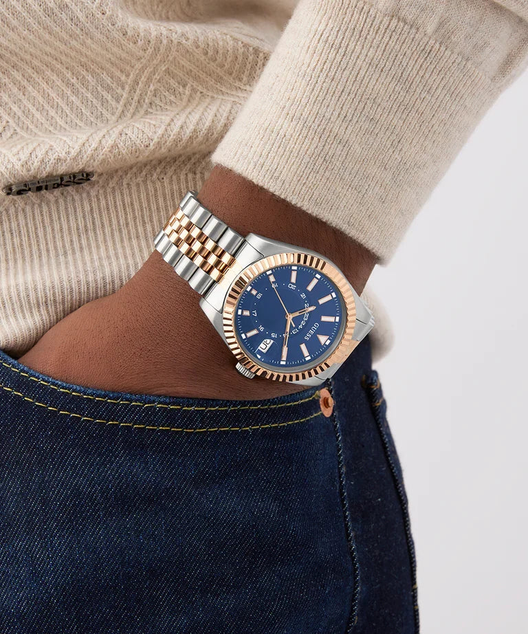 GUESS Jaden 2-Tone Multi-function Date Mens Watch - GW0977G5