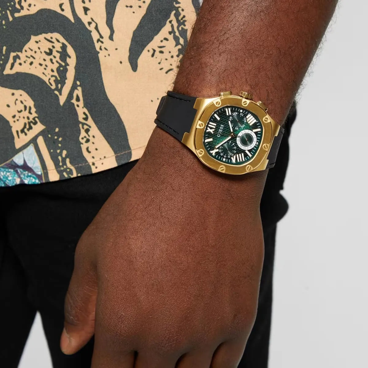 Guess Legacy Gold-Tone Men's Watch - GW0571G3