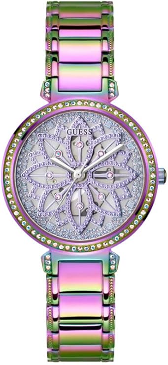 Guess Lily Iridescent Round Dial Analog Women Watch - GW0528L4
