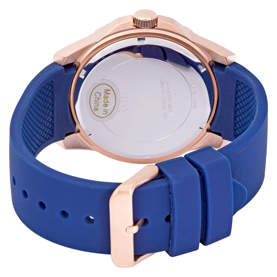 Guess Maverick Blue Dial Blue Silicone Men's Watch W0485G1