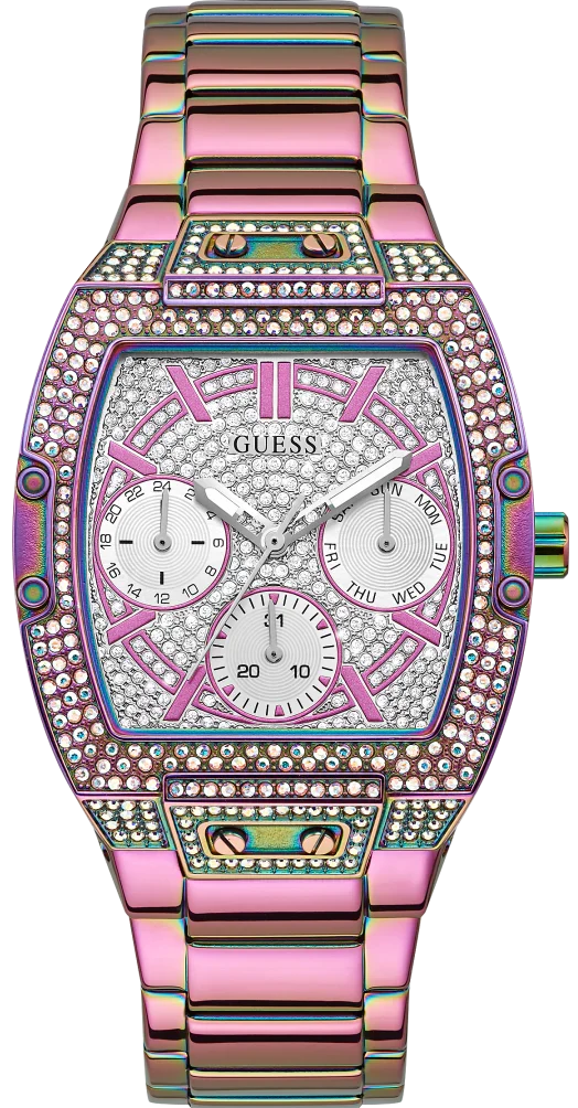 Guess Phoenix Chronograph Crystals Silver Dial Women Watch - GW0104L4