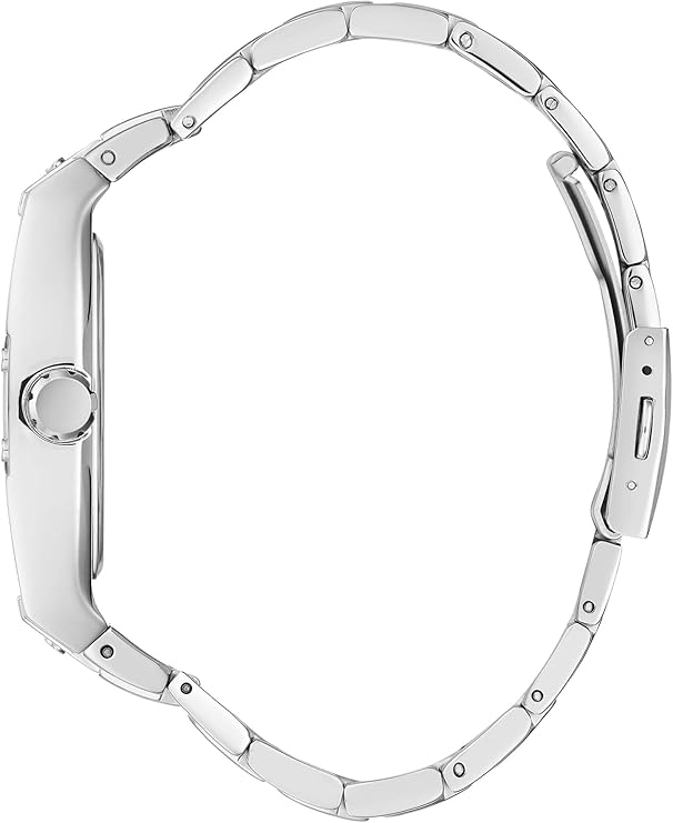 Guess Phoenix Black Dial Silver Steel Strap Men Watch - GW0387G1