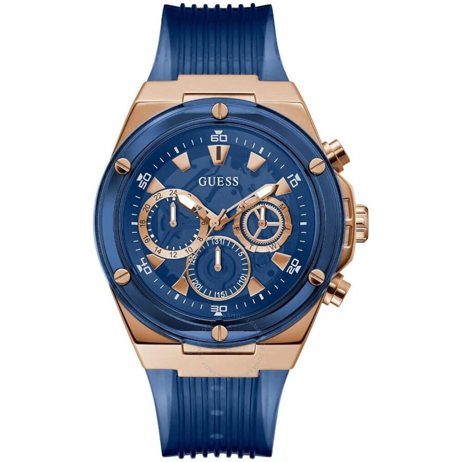 Guess Poseidon Quartz Blue Dial Men's Watch GW0425G3