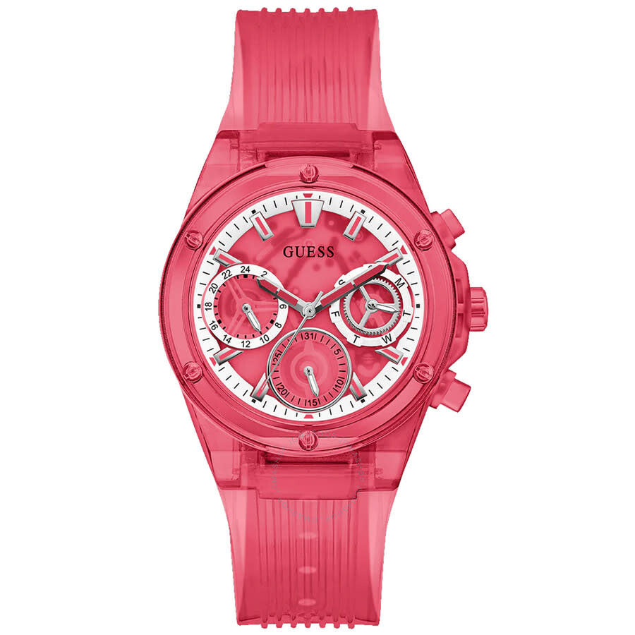 Guess Red Multi-Function Red Dial Ladies Watch GW0438L4