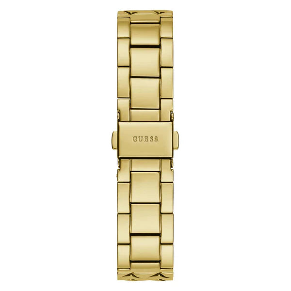 Guess Rumour Quartz Gold Dial Gold Steel Strap Women Watch - GW0613L2