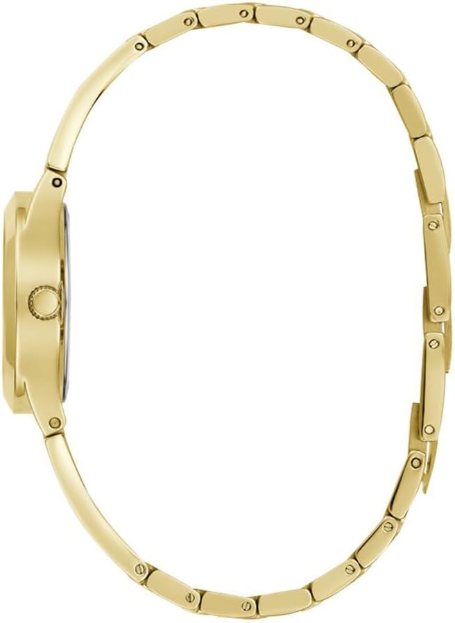 Guess Tessa gold bracelet side view showing link construction
