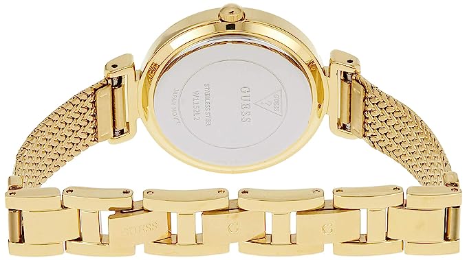 Guess Gold Analog White Dial Women's Watch W1152L2