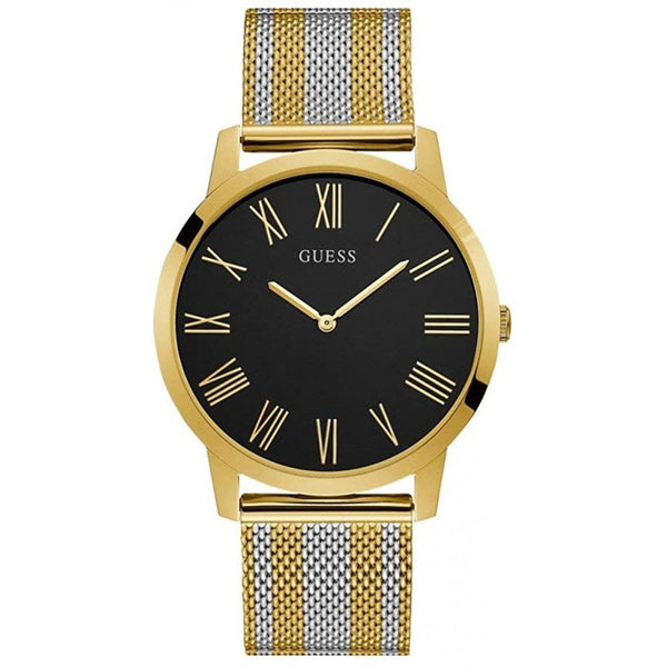 Guess Men’s Analog Stainless Steel Black Dial Men's Watch  W1179G2 - Watches of New Zealand