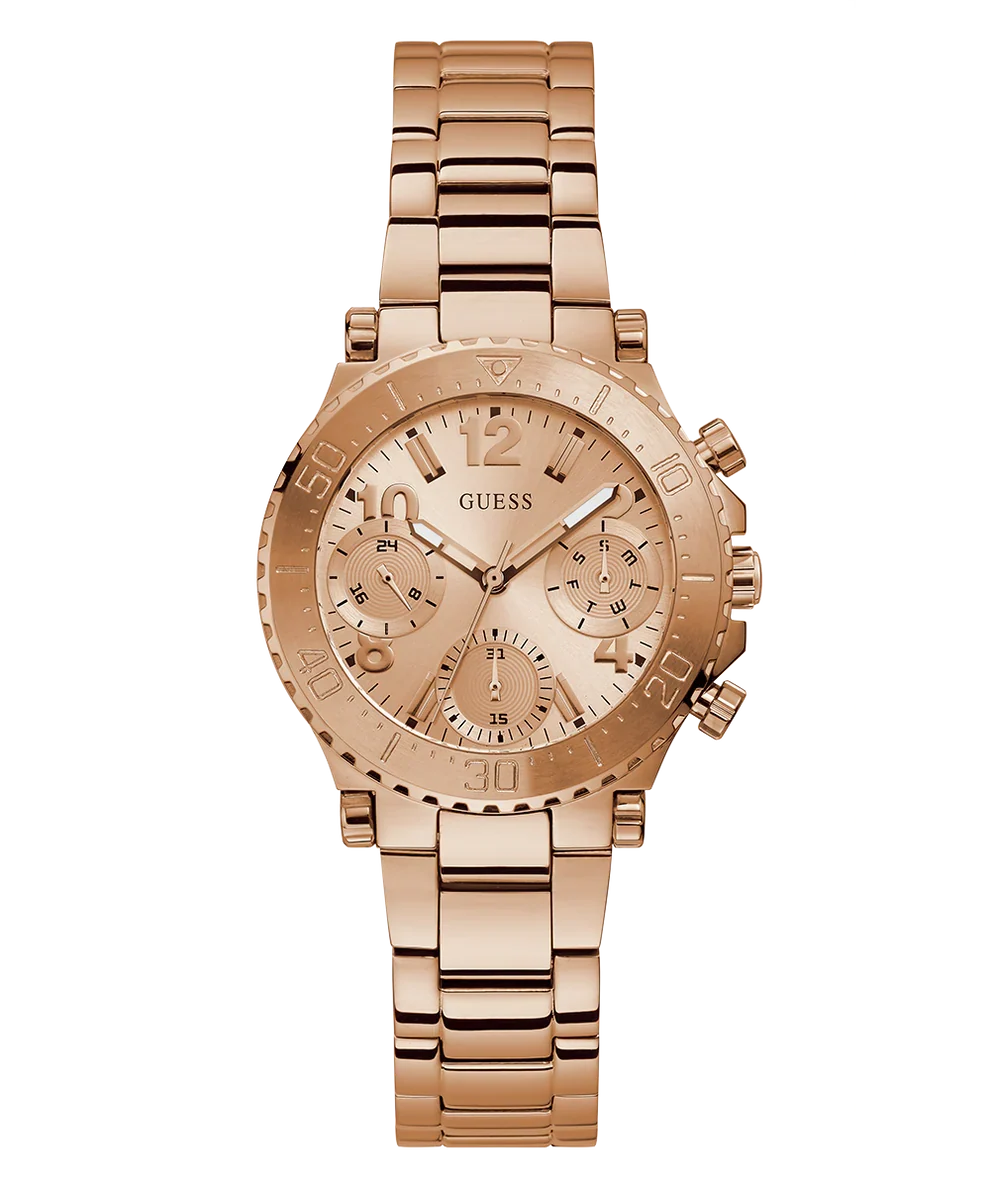 Guess Cosmic Rose gold Round Dial Multi-function Women Watch - GW0465L2