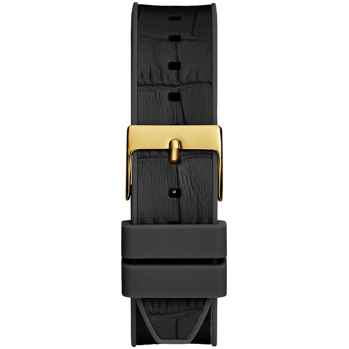 Guess Gold Stainless Steel Black Silicon Women's Watch - GW0553L4