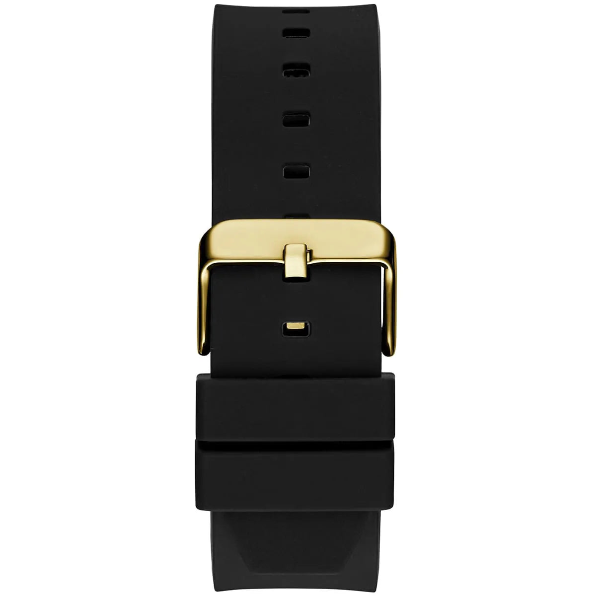 Guess GW0569G2 black rubber band with deployment buckle closure