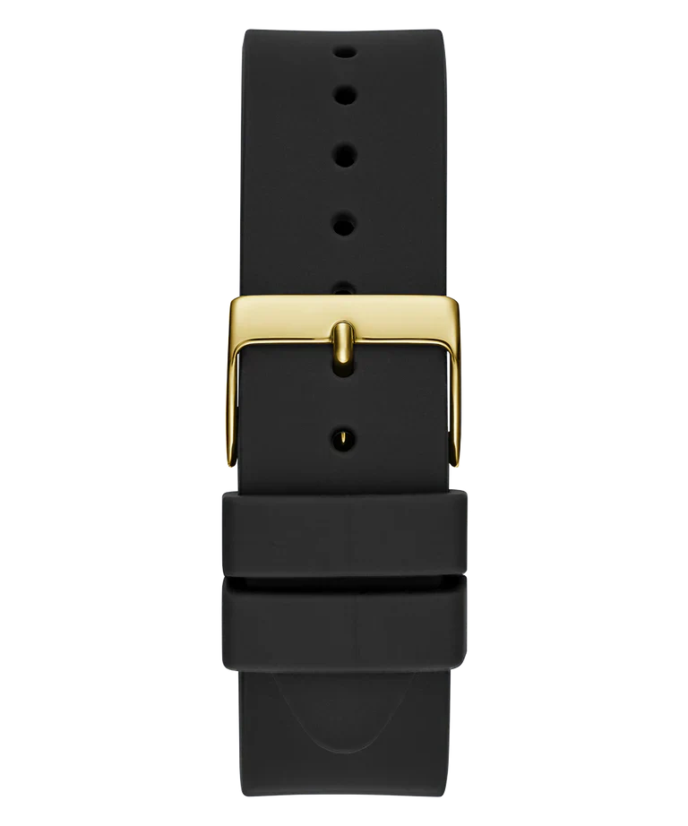Guess Cubed Champagne Round Dial Analog Women Watch - GW0665L1