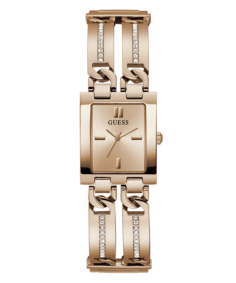 GUESS Rose Gold Tone Analog Ladies Watch - GW0668L3