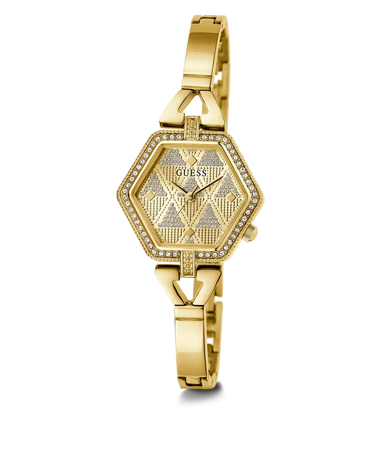 GUESS Gold Tone Analog Ladies Watch - GW0680L2