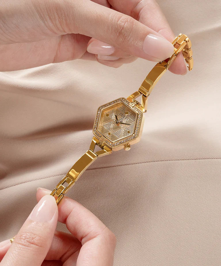 GUESS Gold Tone Analog Ladies Watch - GW0680L2