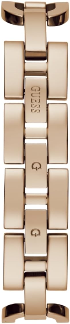 Guess GW0683L3 rose gold metal bracelet strap with chain-link design and fold-over clasp