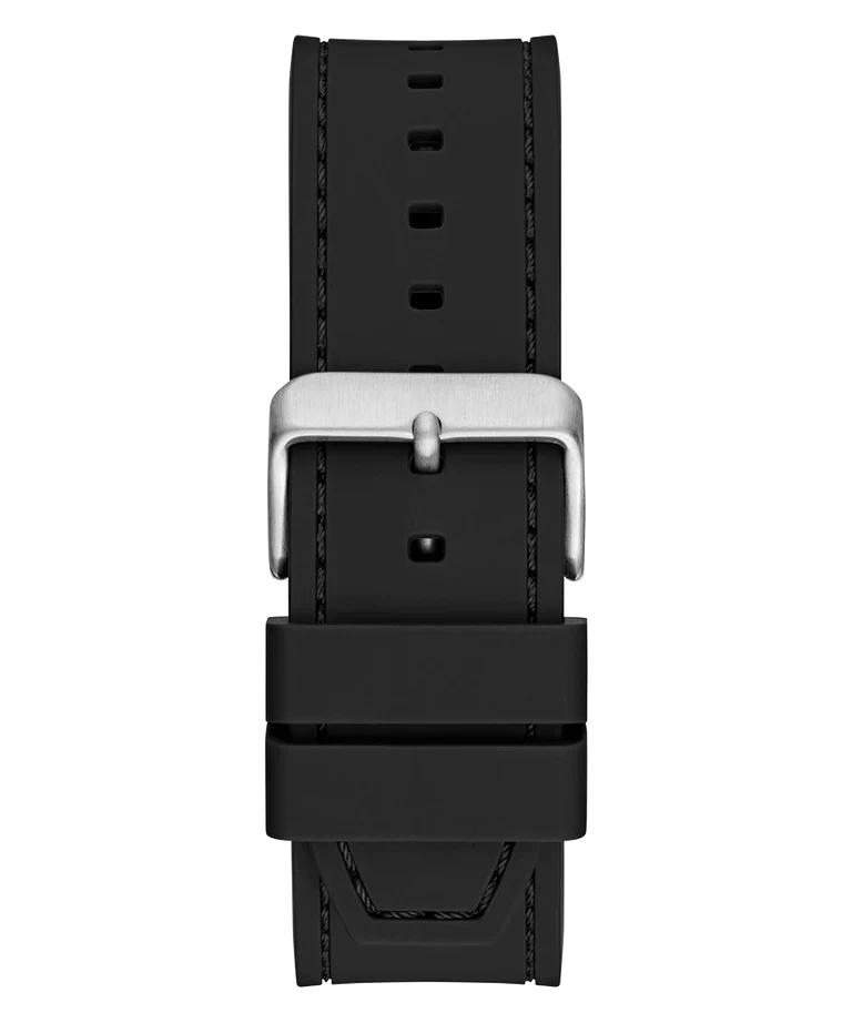 GUESS Black Silver Tone Analog Mens Watch - GW0850G1