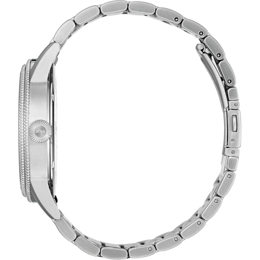 Hugo Boss Blue Dial Silver Men's Watch 1513707