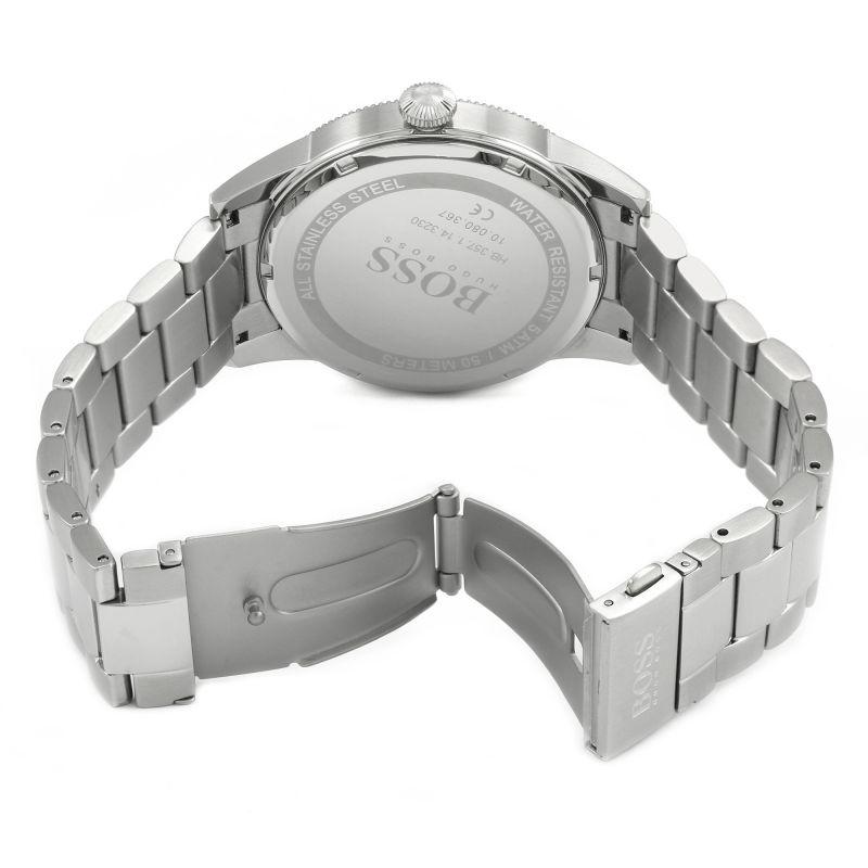 Hugo Boss Blue Dial Silver Men's Watch 1513707