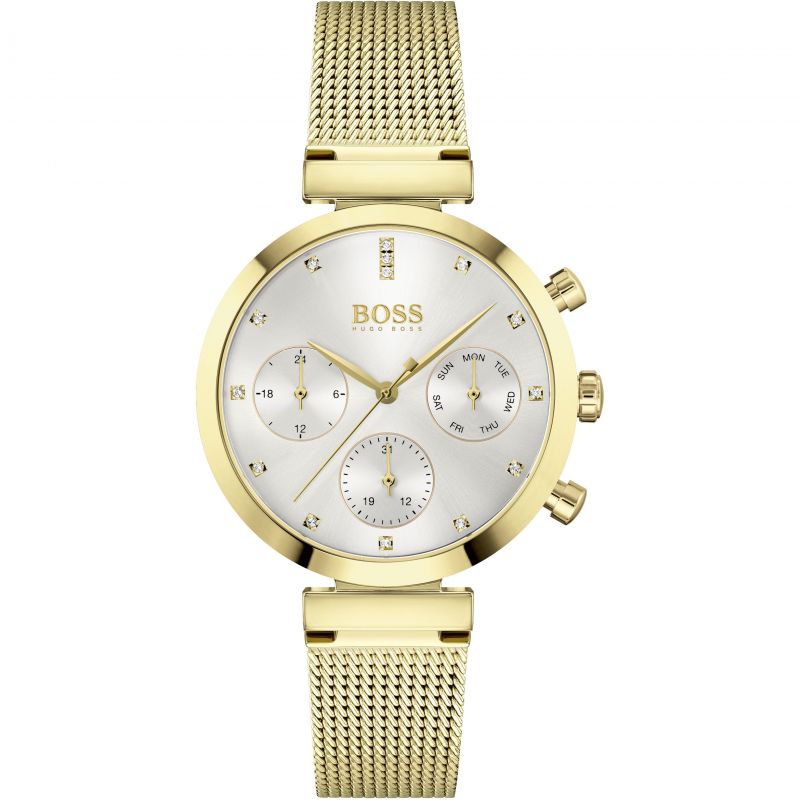 Hugo Boss Flawless Gold Mesh Women's Watch 1502552
