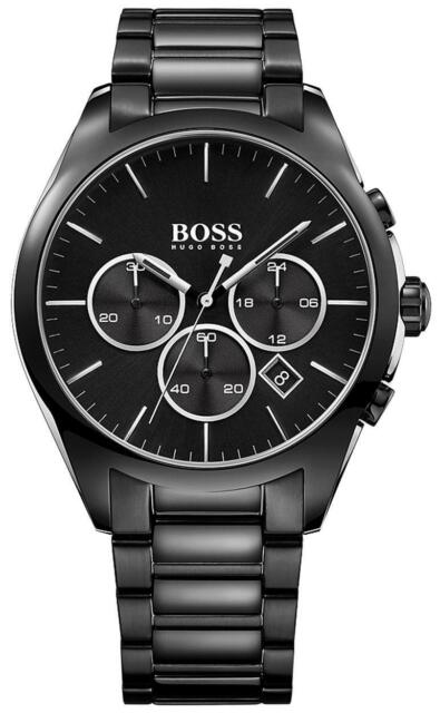 Hugo Boss Onyx Quartz Chronograph Black Dial Men's Watch 1513365