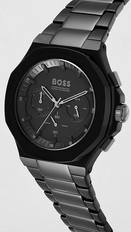 Hugo Boss Taper Chronograph Black Dial Men's Watch - 1514088