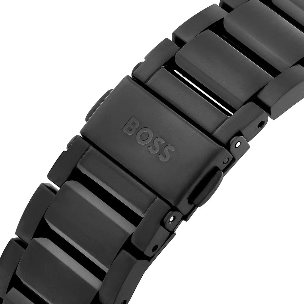 Hugo Boss Top chronograph with bronze dial, three subdials, and black case