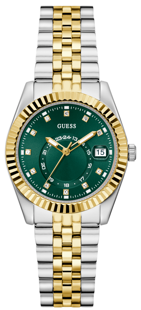 GUESS Jada 2-Tone Multi-function Date Ladies Watch - GW0936L3