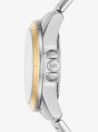 Michael Kors Mini Alek Pavé Two-Tone Watch MK7265