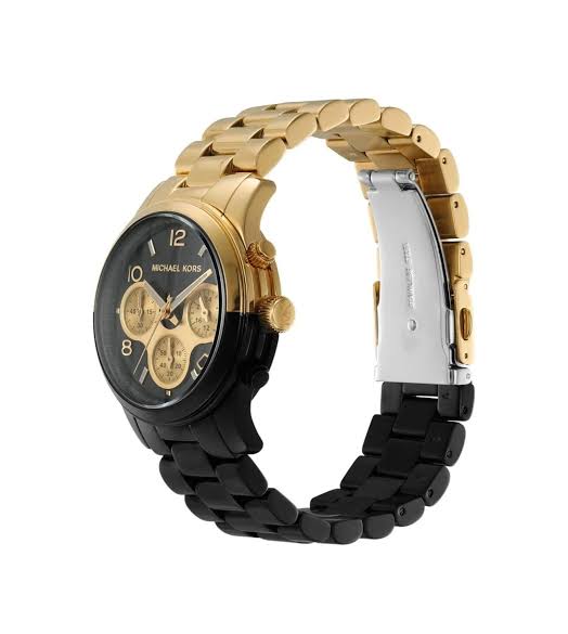 Michael Kors Runway Gold & Black Tone Watch MK7328