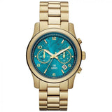 Michael Kors Stop Hunger Chronograph Turquoise Dial Ladies Watch  MK5815 - Watches of New Zealand